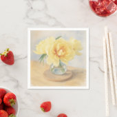 Yellow Peonies - Napkins Servet (Insitu)