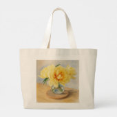 Yellow Peonies - Tote Bag (Achterkant)