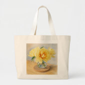 Yellow Peonies - Tote Bag (Voorkant)