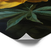 Yellow Peony Flowers Art Print Poster (Hoek)