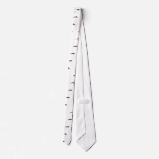 Yellow Perch Art Stropdas (Achterkant)