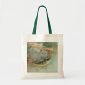 Yellow Perch by S.A. Kilbourne, Vintage Fish Tote Bag (Voorkant)