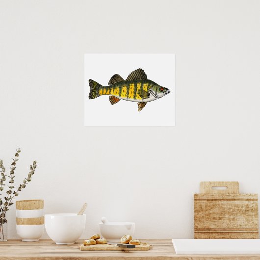 Yellow Perch Poster (Keuken)