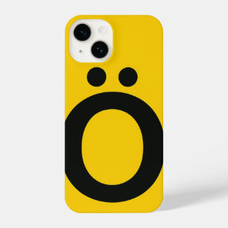 Yellow Phone Case with Trendy Moda iPhone 14 Hoesje