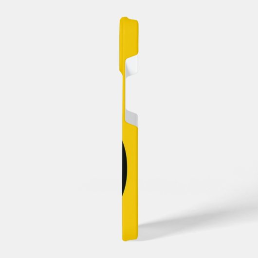 Yellow Phone Case with Trendy Moda iPhone Hoesje (Linkerkant)