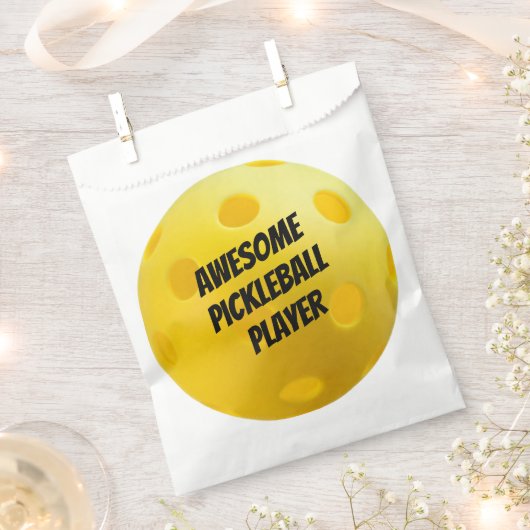 Yellow Pickleball Balls Pickleball Party Bedankzakje (Geknipt)