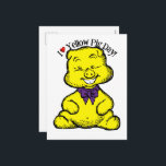 Yellow Pig Day Feestdagenkaart<br><div class="desc">* July 17th is Yellow Pig Day * Celebrate the number 17, a prime number. * No less than 17 clues are given in Sudoku. * Actually don't know the correlation between a yellow pig, July and seventeen, yet here we are, observing the 17th of July as Yellow Pig Day!...</div>