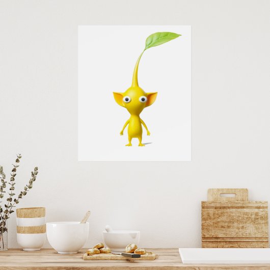 Yellow Pikmin Poster (Keuken)