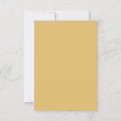 yellow pin striped Communion Invitation Kaart (Achterkant)