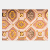 Yellow Pink Hongaarse Abstracte plafondfoto Inpakpapier Vel (Voorkant 3)