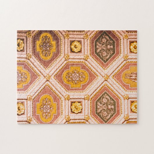 Yellow Pink Hongaarse Abstracte plafondfoto Legpuzzel (Horizontaal)