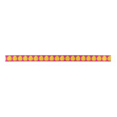 Yellow Pink pot Spring Easter Hunt Satijnen Lint (Voorkant)