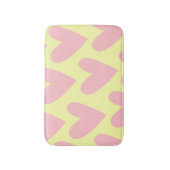 Yellow Pink Simple Heart Y2K-patroon Badmat (Voorkant Verticaal)