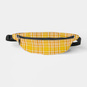 Yellow Plaid Fanny Pack Heuptasje (Voorkant)