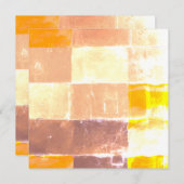 Yellow Plaid Peach Aankondiging (Voorkant / Achterkant)