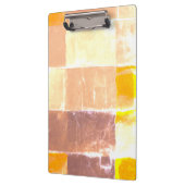 Yellow Plaid Peach Klembord (Links)