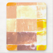 Yellow Plaid Peach Muismat (Voorkant)