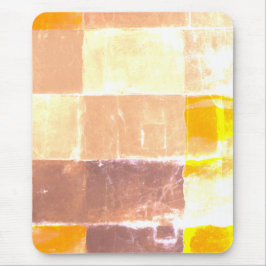 Yellow Plaid Peach Muismat