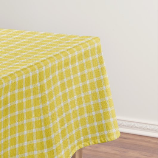 Yellow Plaid Tafelkleed (Voorbeeld)