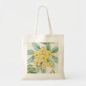Yellow Plumeria canvas tas (Voorkant)