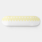 Yellow Poka Dots Persoonlijk Skateboard (Horizontaal)