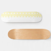 Yellow Poka Dots Persoonlijk Skateboard (Horizontaal)