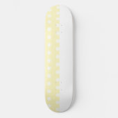 Yellow Poka Dots Persoonlijk Skateboard (Voorkant)