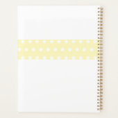 Yellow Poka Dots Planner (Achterkant)