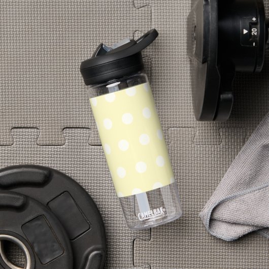 Yellow Poka Dots Waterfles (Gym)