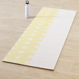 Yellow Poka Dots Yogamat