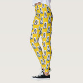Yellow Polar Bear Pattern Design Leggings (Links)
