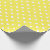 Yellow Polka Dot Cadeaupapier (Hoek)