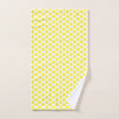 Yellow Polka Dot Design Bad Handdoek (Handdoek)