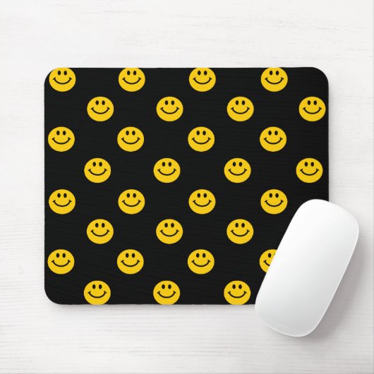 Yellow Polka Dot Pattern Muismat (Met muis)