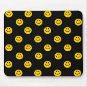 Yellow Polka Dot Pattern Muismat (Voorkant)