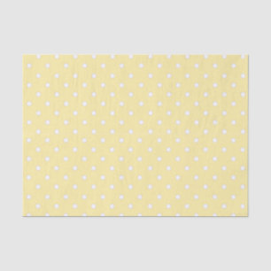 Yellow Polka Dot Pattern Tissuepapier