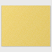 Yellow Polka Dots Cadeaupapier (Vlak)