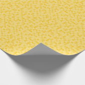Yellow Polka Dots Cadeaupapier (Hoek)