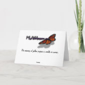 Yellow Poppy Moederdag Kaart (Achterkant)