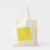 Yellow Post It Note Note Canvas tas (Voorkant)