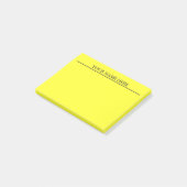 Yellow Post merkt het op Post-it® Notes (Schuin)