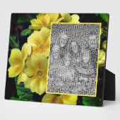 Yellow Primrose Flowers Creëer Uw eigen foto Fotoplaat (Zijkant)