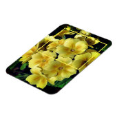 Yellow Primrose Flowers Creëer Uw eigen foto Magneet (Linkerzijde)