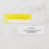 Yellow Pro Mini Visitekaartje (Voorkant / Achterkant)