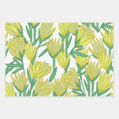 Yellow Protea Design Inpakpapier Vel (Voorkant 3)