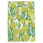 Yellow Protea Design Medium Cadeauzakje (Achterkant)