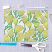 Yellow Protea Design Tissuepapier (Craft)