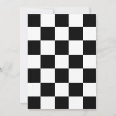 Yellow Race Auto Theme Boy 2e Verjaardagsfeest Kaart (Achterkant)