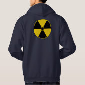 Yellow Radiation Symbol Hoodie (Achterkant)