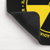 Yellow Radiation Symbol Mousepad Muismat (Hoek)